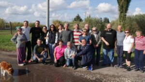 foto di gruppo dei partecipanti ad una delle edizioni di Sail4Parkinson